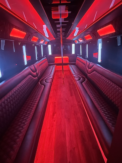 Party Bus Interior — The Legacy — 40 Passengers