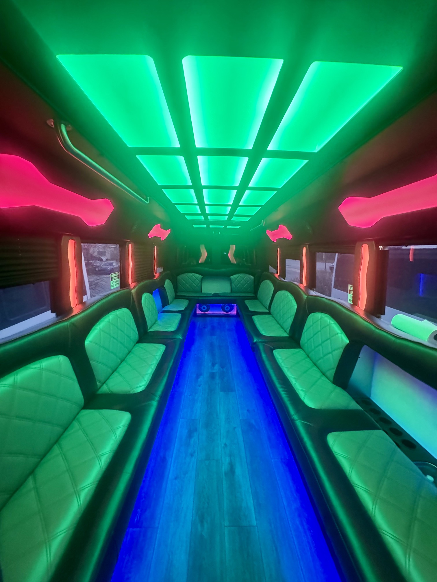 Party Bus Interior — The Grande — 24 Passengers